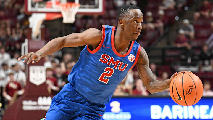 Southern Methodist Mustangs guard Boopie Miller are favored in the First Four.