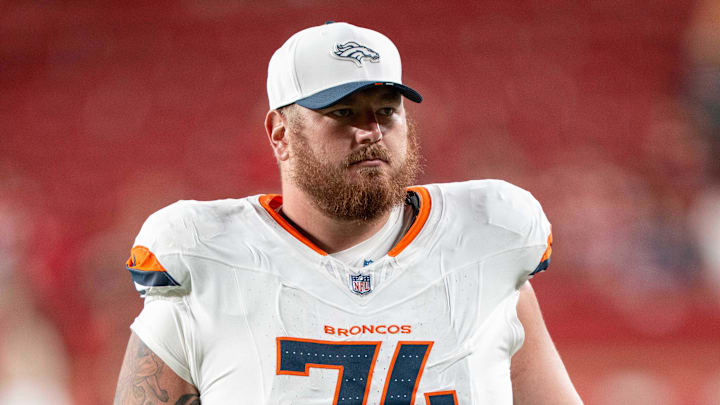 Denver Broncos guard Ben Powers