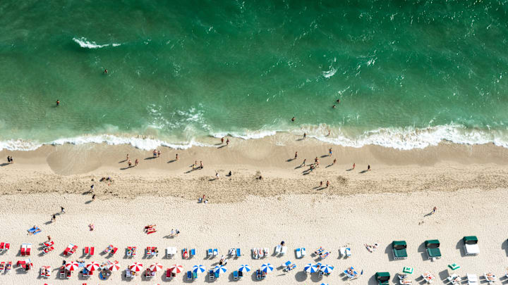 Miami Beach from above.