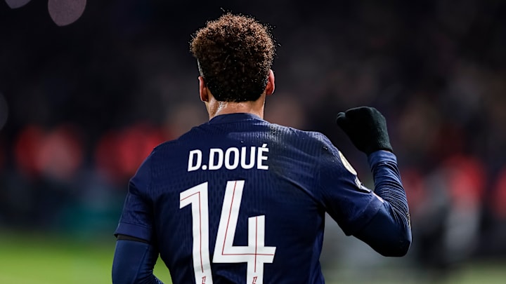 Désiré Doué fait bien partie du groupe pour recevoir le LOSC ce vendredi.