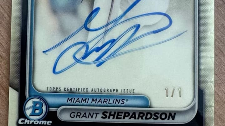 Grant Shepardson Superfractor Auto 1/1