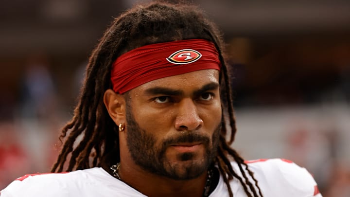 San Francisco 49ers linebacker Fred Warner (54)