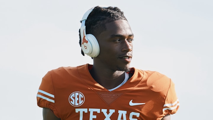 Texas WR Johntay Cook II sporting Beats by Dre headphones (Photo credit: Beats)
