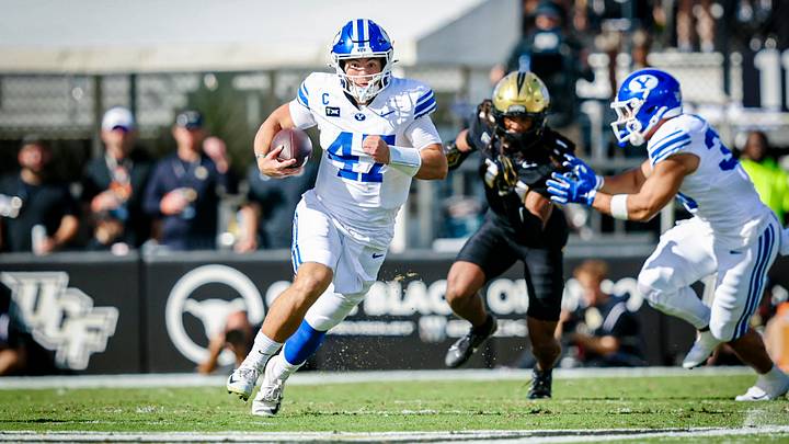 BYU QB Bear Bachmeier against UCF
