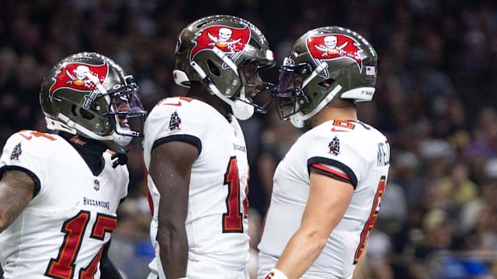 Tampa Bay Buccaneers wide receiver Chris Godwin and offensive tackle Tristan Wirfs will make their season debuts on Sunday.