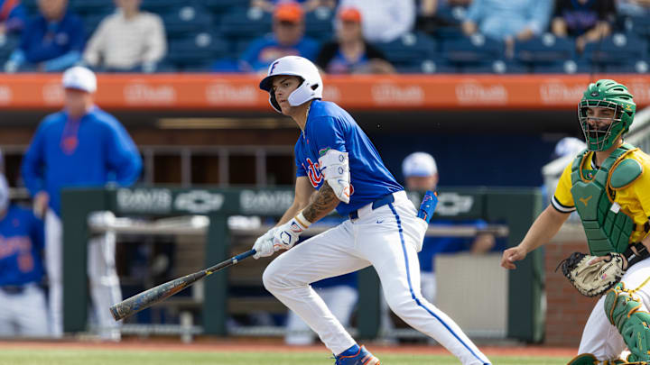 Kyle Jones led the Florida Gators with seven hits across the series win over UAB. Kyle Jones led the Florida Gators with seven hits across the series win over UAB.