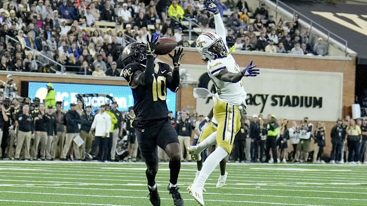 Sep 23, 2023; Winston-Salem, North Carolina, USA;  Wake Forest Demon Deacons defensive back DaShawn