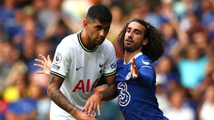 Romero and Cucurella tussled at Stamford Bridge