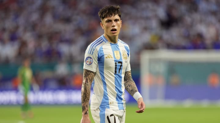 Garnacho started in Argentina's recent win against Peru