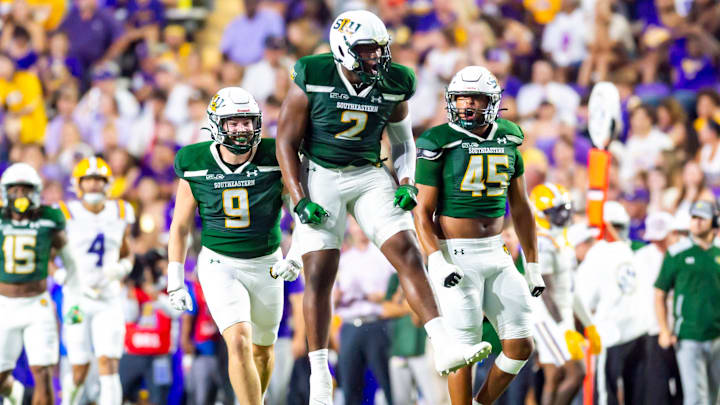 Southeastern Louisiana defensive end Kaleb Proctor (2)