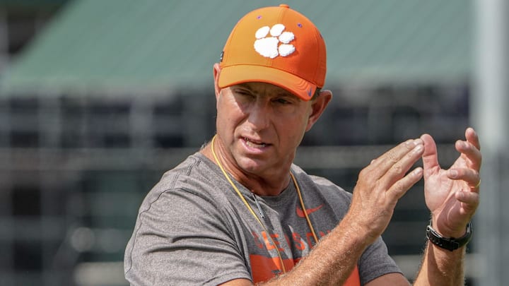 Clemson head coach Dabo Swinney leads a Tigers program that should, once again, headline the ACC.