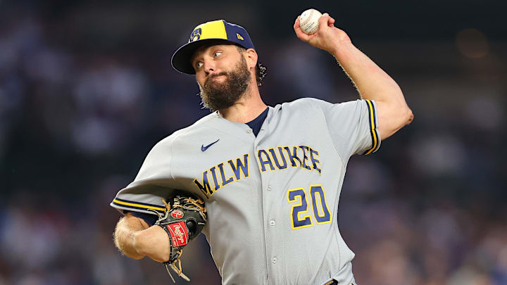 Milwaukee Brewers pitcher Wade Miley