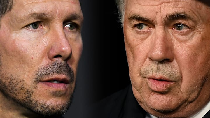 Carlo Ancelotti y Diego Simeone