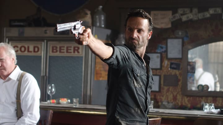 Hershel Greene (Scott Wilson) and Rick Grimes (Andrew Lincoln) - The Walking Dead - Season 2, Episode 8 - Photo Credit: Gene Page/AMC