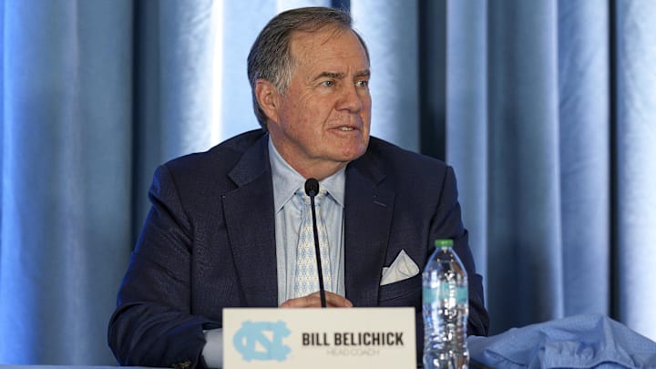 Bill Belichick will make his NCAA debut with UNC this season. 