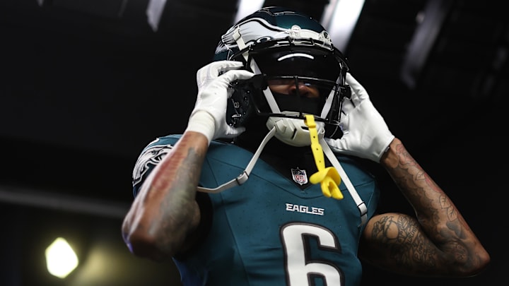 Philadelphia Eagles wide receiver DeVonta Smith 