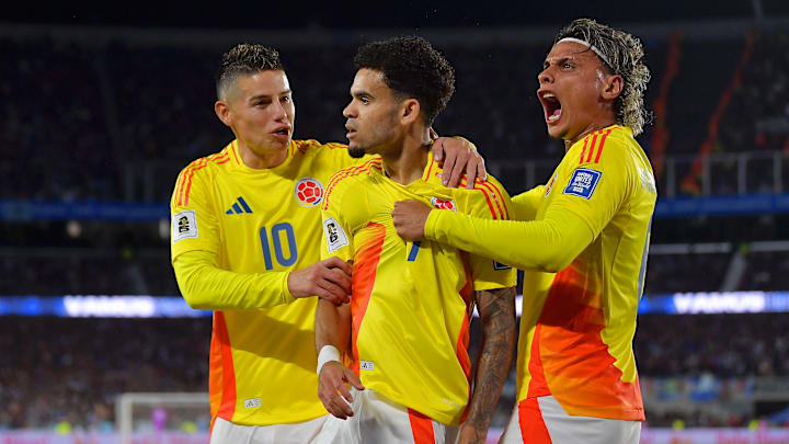 Luis Díaz, James Rodríguez y Richard Rios son figuras de Colombia 