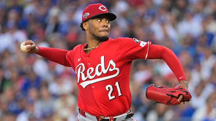 Cincinnati Reds starting pitcher Hunter Greene 