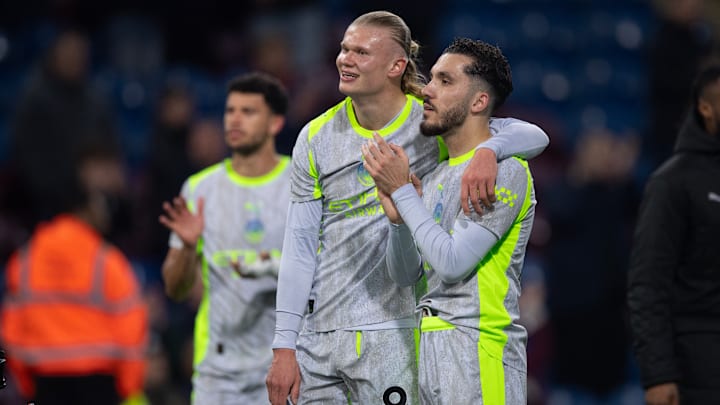 Erling Haaland, Rayan Cherki, Manchester City
