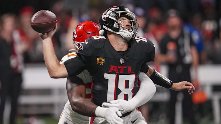 The Atlanta Falcons suffered a 22-17 loss to the Kansas City Chiefs on Sunday Night Football. The Atlanta Falcons suffered a 22-17 loss to the Kansas City Chiefs on Sunday Night Football.