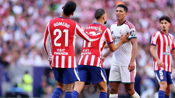 Jude Bellingham, Cristian Romero, Atletico de Madrid vs Real Madrid