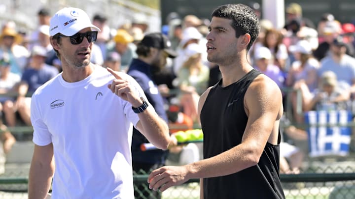 Carlos Alcaraz announced his split with longtime coach Juan Carlos Ferrero in December. 