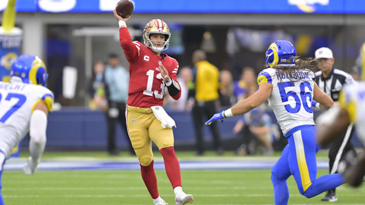 San Francisco 49ers quarterback Brock Purdy (13)