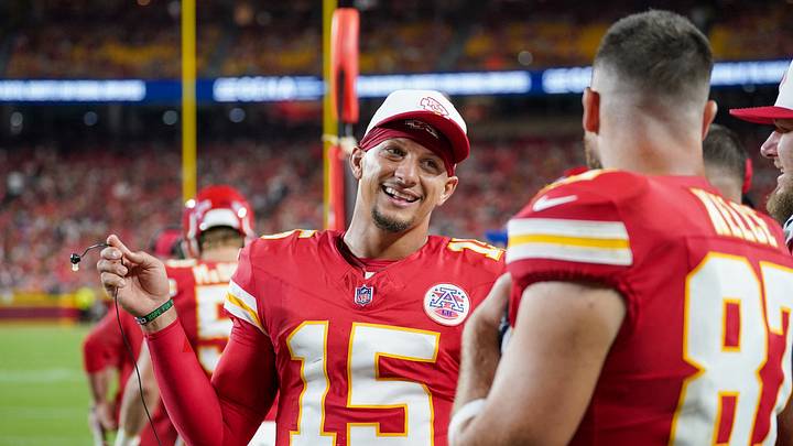 Travis Kelce spoke about Patrick Mahomes trying to get an advantage during the overtime coin toss in the Chiefs’ Week 2 win over the Colts. Travis Kelce spoke about Patrick Mahomes trying to get an advantage during the overtime coin toss in the Chiefs’ Week 2 win over the Colts.