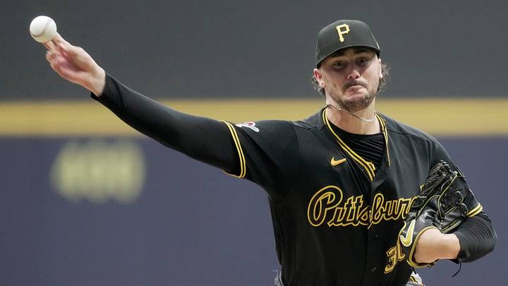 Pittsburgh Pirates pitcher Paul Skenes (30) throws during the first inning of their game against the Milwaukee Brewers Wednesday, August 5, 2026 at American Family Field in Milwaukee, Wisconsin. Pittsburgh Pirates pitcher Paul Skenes (30) throws during the first inning of their game against the Milwaukee Brewers Wednesday, August 5, 2026 at American Family Field in Milwaukee, Wisconsin.