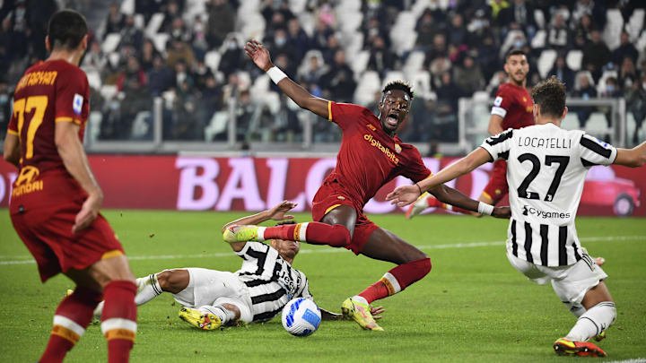 Uno scatto di Juventus-Roma Uno scatto di Juventus-Roma