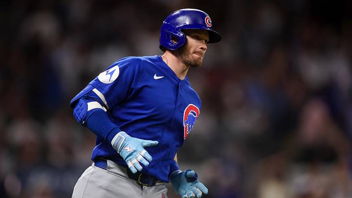 May 14, 2026; Atlanta, Georgia, USA; Chicago Cubs left fielder Ian Happ (8) hits a home run against the Atlanta Braves in the eighth inning at Truist Park. Mandatory Credit: Brett Davis-Imagn Images May 14, 2026; Atlanta, Georgia, USA; Chicago Cubs left fielder Ian Happ (8) hits a home run against the Atlanta Braves in the eighth inning at Truist Park. Mandatory Credit: Brett Davis-Imagn Images