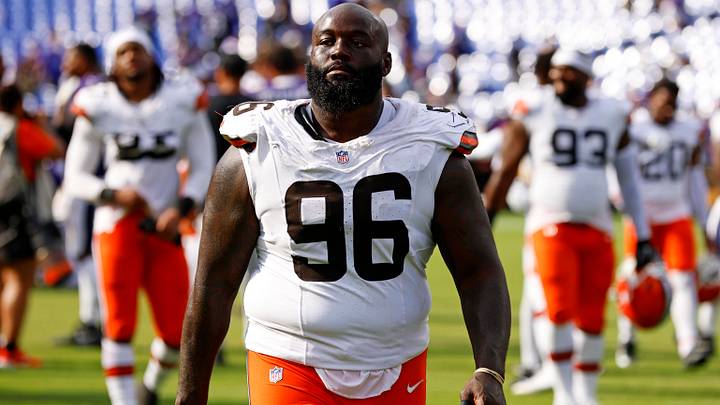Sep 14, 2025; Baltimore, Maryland, USA; Cleveland Browns defensive tackle Maliek Collins (96) after the game against the Baltimore Ravens at M&T Bank Stadium. Mandatory Credit: Peter Casey-Imagn Images Sep 14, 2025; Baltimore, Maryland, USA; Cleveland Browns defensive tackle Maliek Collins (96) after the game against the Baltimore Ravens at M&T Bank Stadium. Mandatory Credit: Peter Casey-Imagn Images