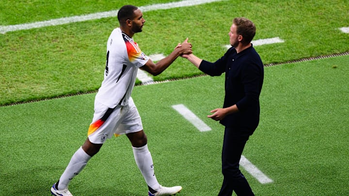 Jonathan Tah zeigte sich enttäuscht über seinen Bankplatz beim letzten Länderspiel gegen Nordirland. Jonathan Tah zeigte sich enttäuscht über seinen Bankplatz beim letzten Länderspiel gegen Nordirland.