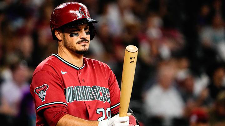 Jun 7, 2026; Phoenix, Arizona, USA; Arizona Diamondbacks third baseman Nolan Arenado (28) at bat during the fourth inning at Chase Field. Mandatory Credit: Arianna Grainey-Imagn Images Jun 7, 2026; Phoenix, Arizona, USA; Arizona Diamondbacks third baseman Nolan Arenado (28) at bat during the fourth inning at Chase Field. Mandatory Credit: Arianna Grainey-Imagn Images