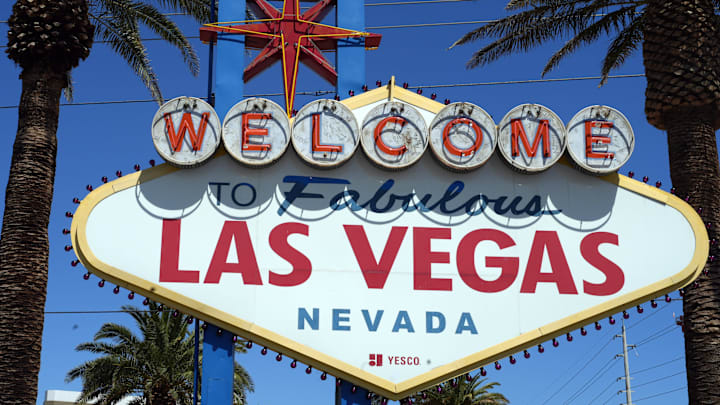 Sep 1, 2024; Las Vegas Nevada, USA; The Welcome to Fabulous Las Vegas sign Mandatory Credit: Kirby Lee-Imagn Images