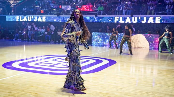 Flau'jae Halftime Performance During The Overtime Select Championship