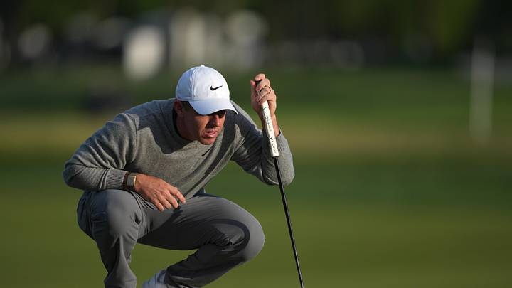 McIlroy finished round two with a score of one over par.