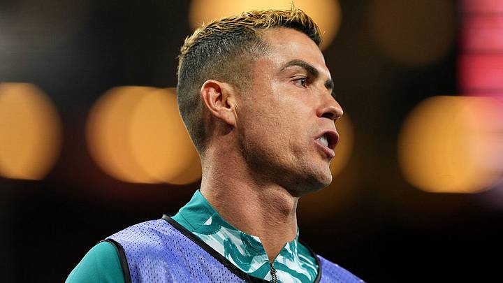 Cristiano Ronaldo se quedó en la banca el domingo, lo que no pasaba desde 2008. Cristiano Ronaldo se quedó en la banca el domingo, lo que no pasaba desde 2008.