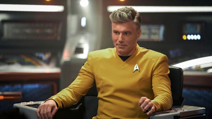 Pictured: Anson Mount as Pike of the Paramount+ original series STAR TREK: STRANGE NEW WORLDS. Photo Cr: Marni Grossman/Paramount+ ©2022 ViacomCBS. All Rights Reserved.