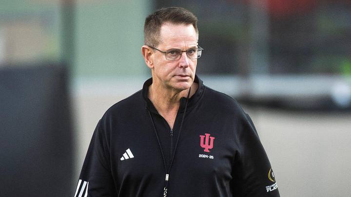 Indiana Head Coach Curt Cignetti during the Indiana football spring game at Memorial Stadium on Thursday, April 23, 2026.