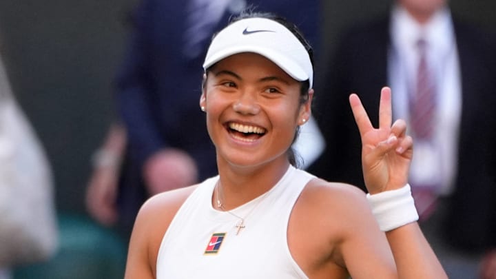 Emma Raducanu is optimistic heading into her match against Aryna Sabalenka at Wimbledon.