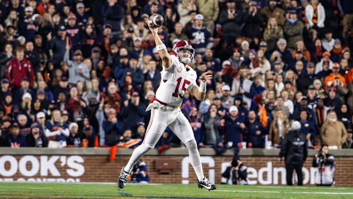 Alabama Quarterback Ty Simpson vs. Auburn