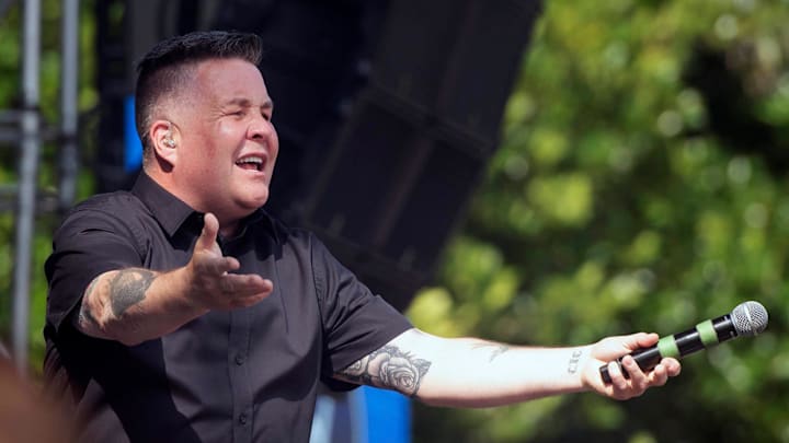 Dropkick Murphys perform on the Ford stage