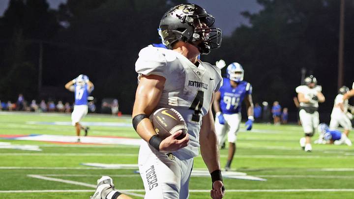 Bentonville running back Nathan Clouston