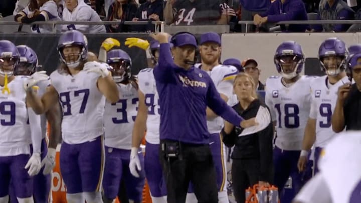 Kevin O'Connell made a great move to help seal the Vikings' win over the Bears Monday