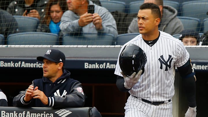 Aaron Boone alabó el crecimiento de Giancarlo Stanton con los Yankees