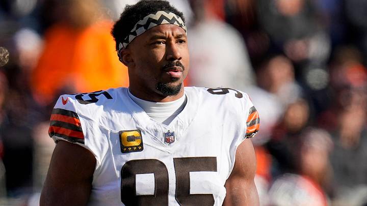 Los Angeles Rams defensive end Myles Garrett