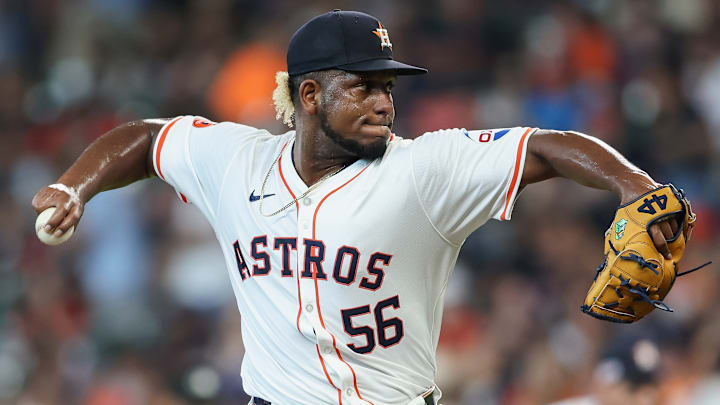 Houston Astros pitcher Ronel Blanco
