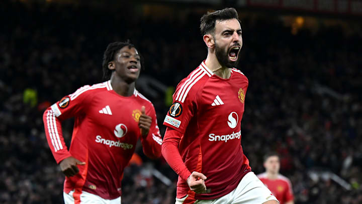 Manchester United are in a strong position after Bruno Fernandes' late winner against Rangers Manchester United are in a strong position after Bruno Fernandes' late winner against Rangers
