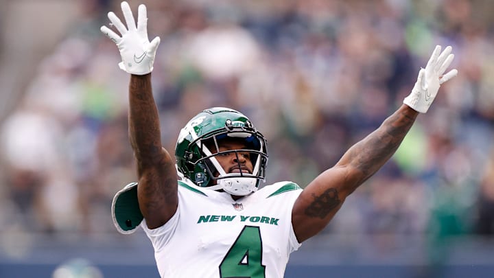 New York Jets cornerback D.J. Reed (4) New York Jets cornerback D.J. Reed (4)